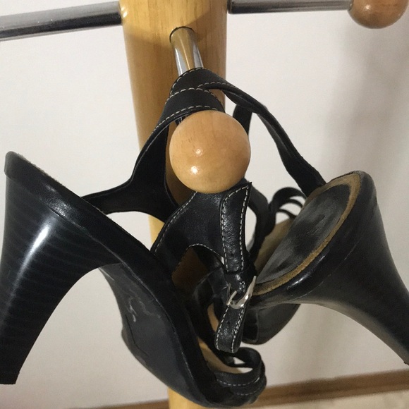 Aerosoles Heels Leather Diversify 7M Sandals Two Pairs - Picture 7 of 16